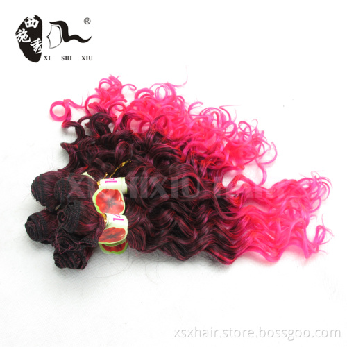 2016 new arrival names of different Ombre Color wholesale synthetic hair Extension
